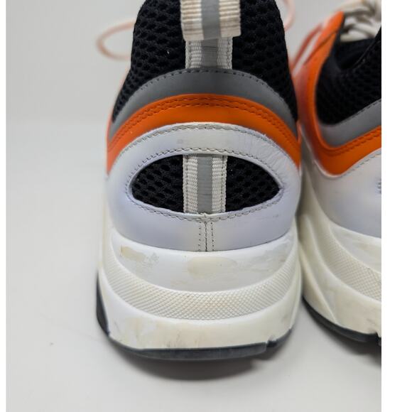 Christian Dior B22 Sneaker Orange Grey White Mesh Chunky Trainer main image 14